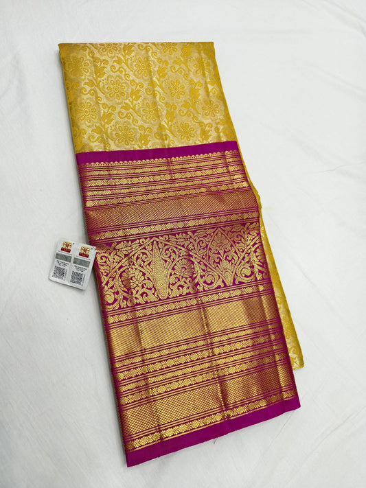 Kanchipuram Free Size Pure Silk Lehenga