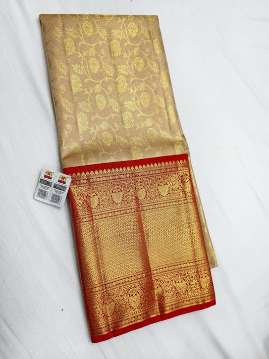 Kanchipuram Free Size Pure Silk Lehenga