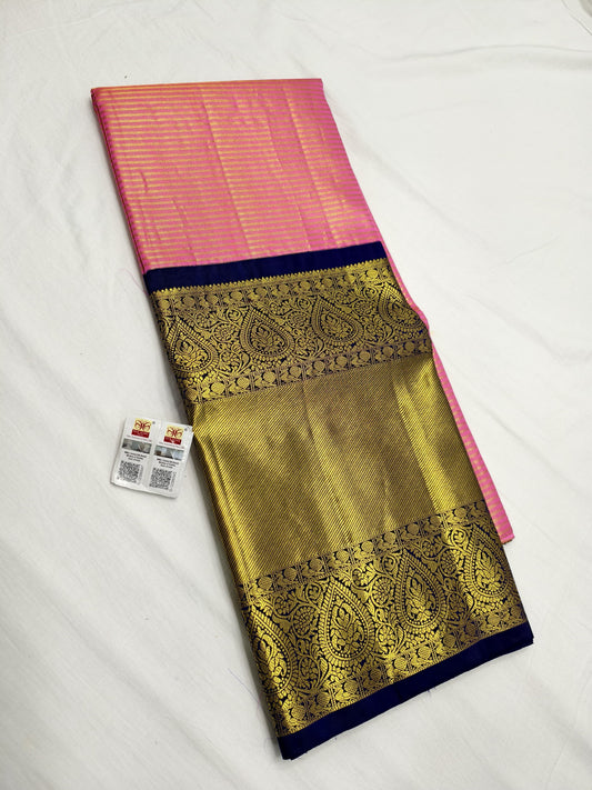 Kanchipuram Free Size Pure Silk Lehenga