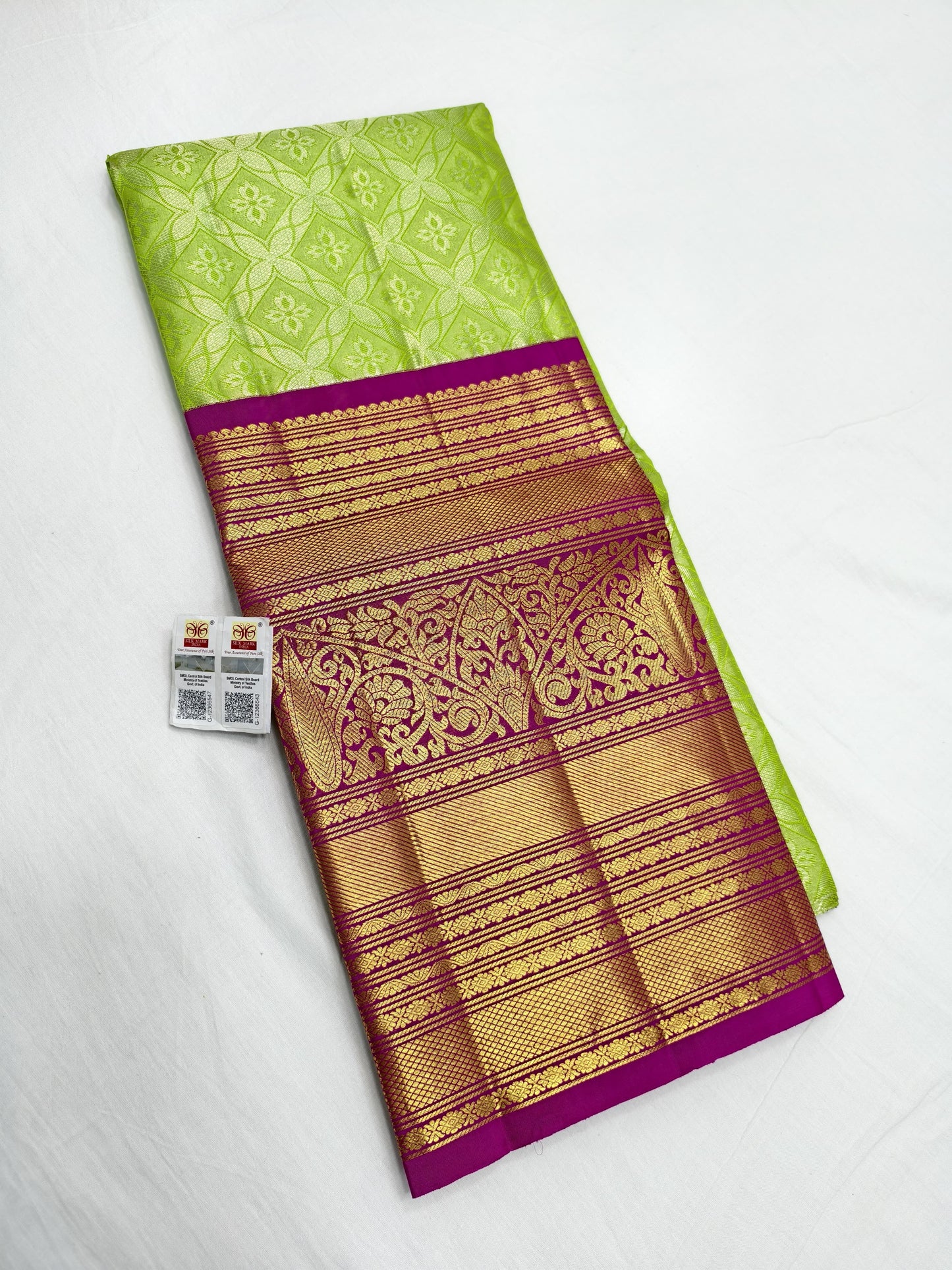 Kanchipuram Free Size Pure Silk Lehenga