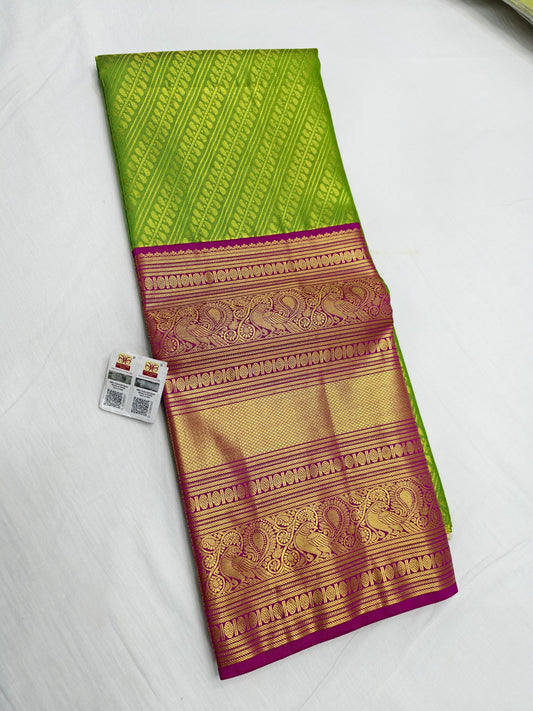 Kanchipuram Free Size Pure Silk Lehenga