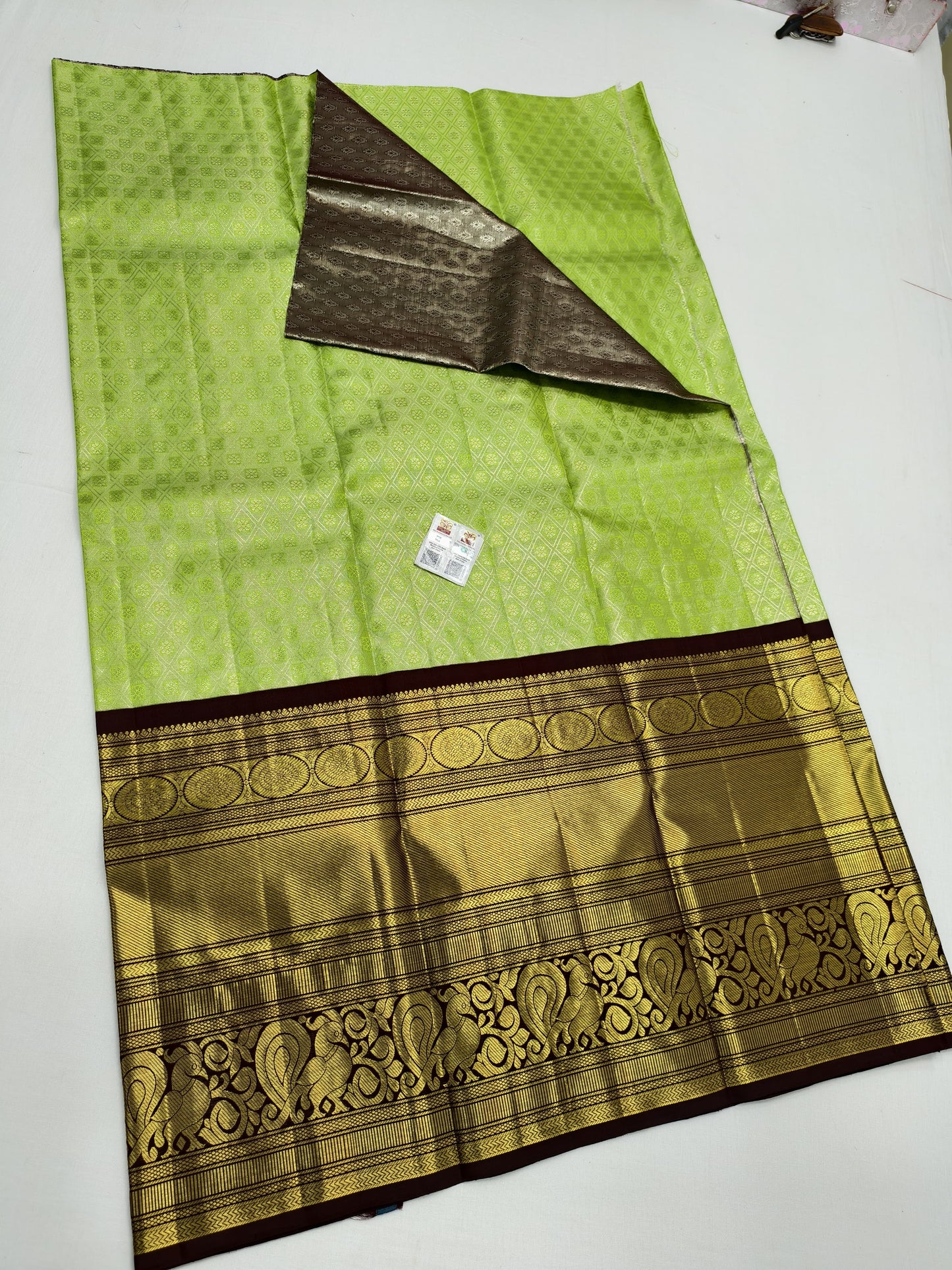 Kanchipuram Free Size Pure Silk Lehenga