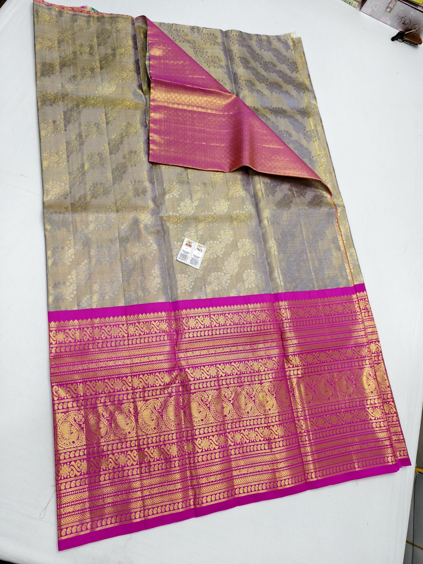 Kanchipuram Free Size Pure Silk Lehenga