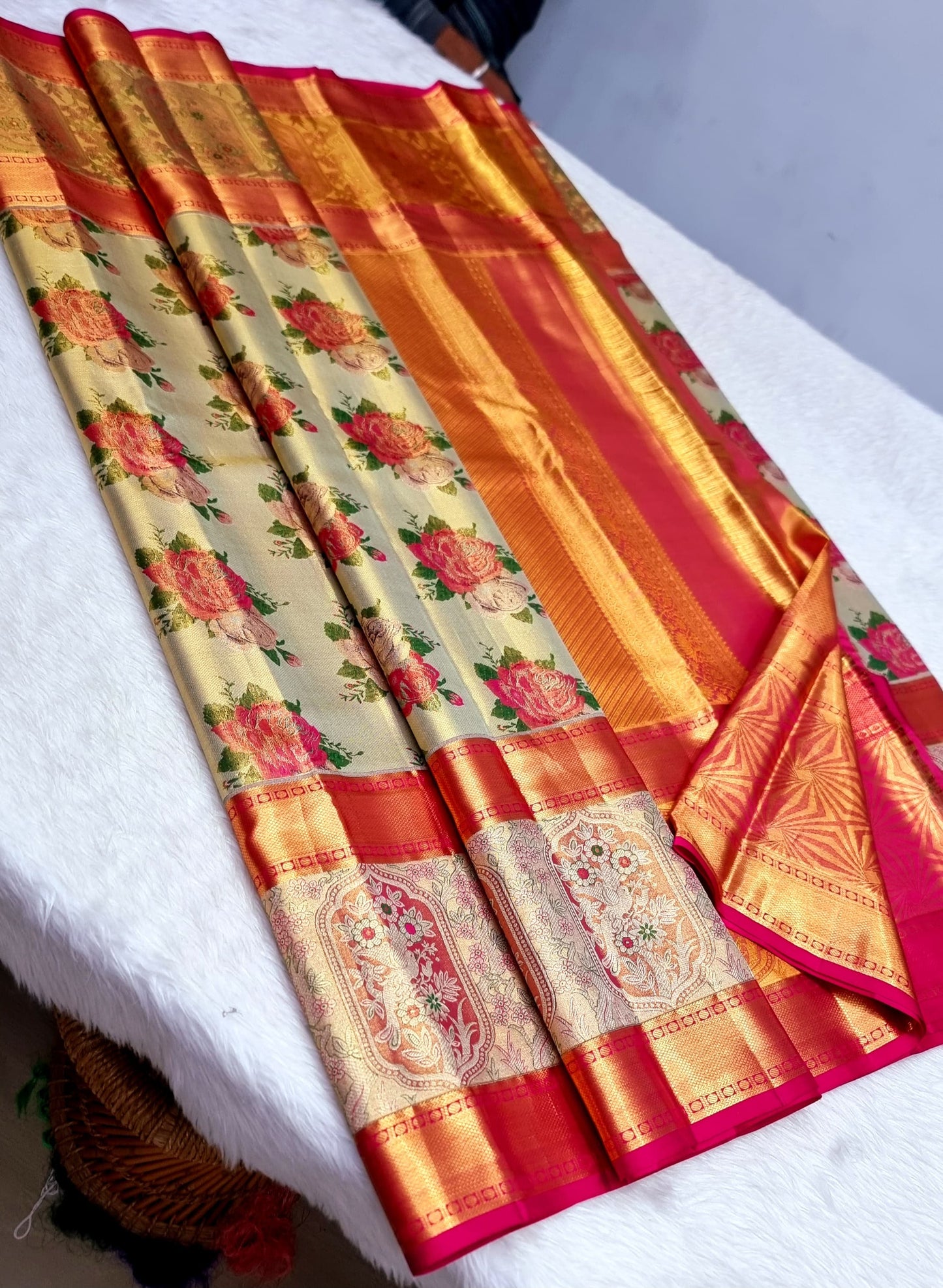 Kanchipuram Pure 4D Tissue Saree