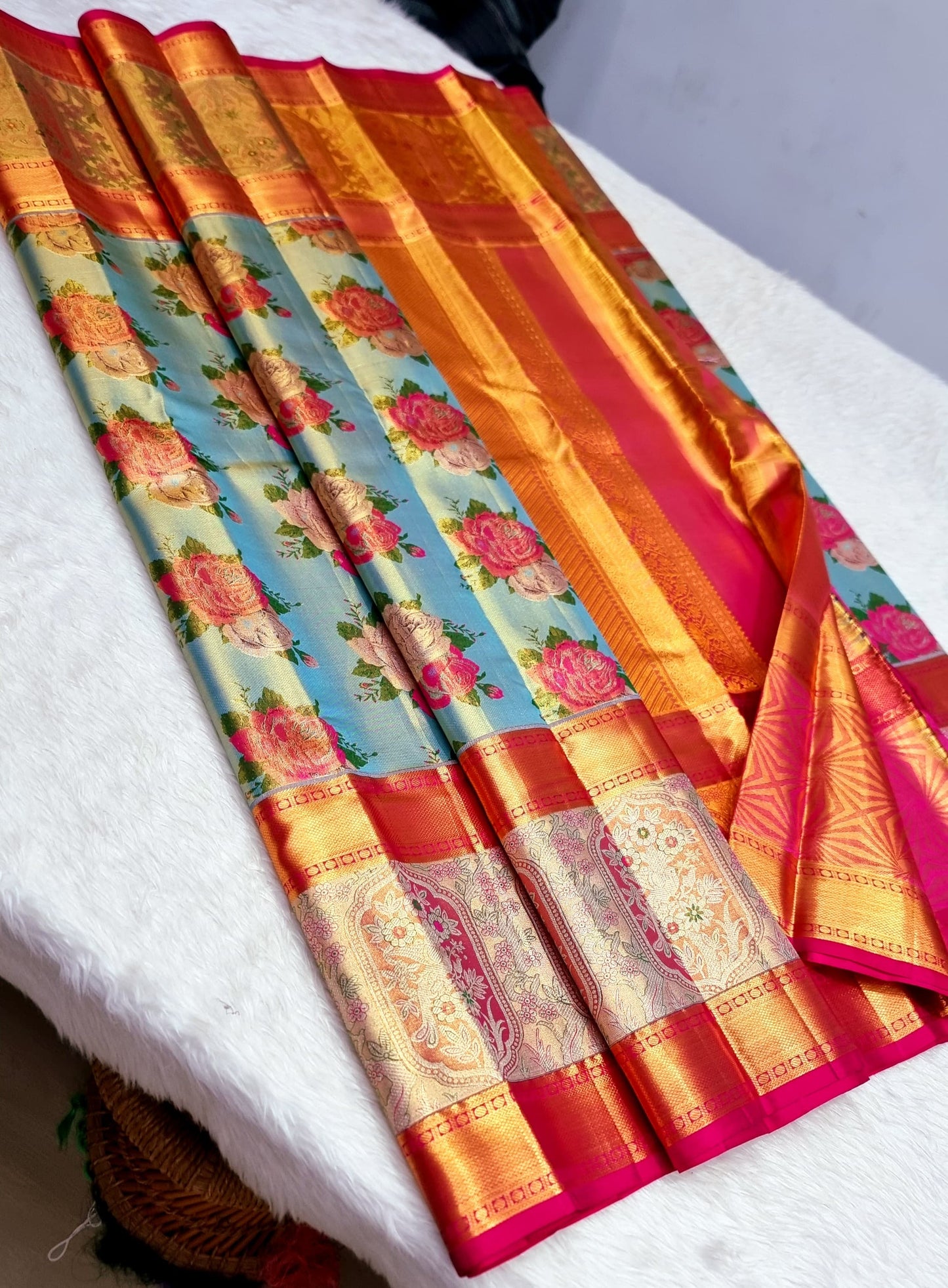 Kanchipuram Pure 4D Tissue Saree