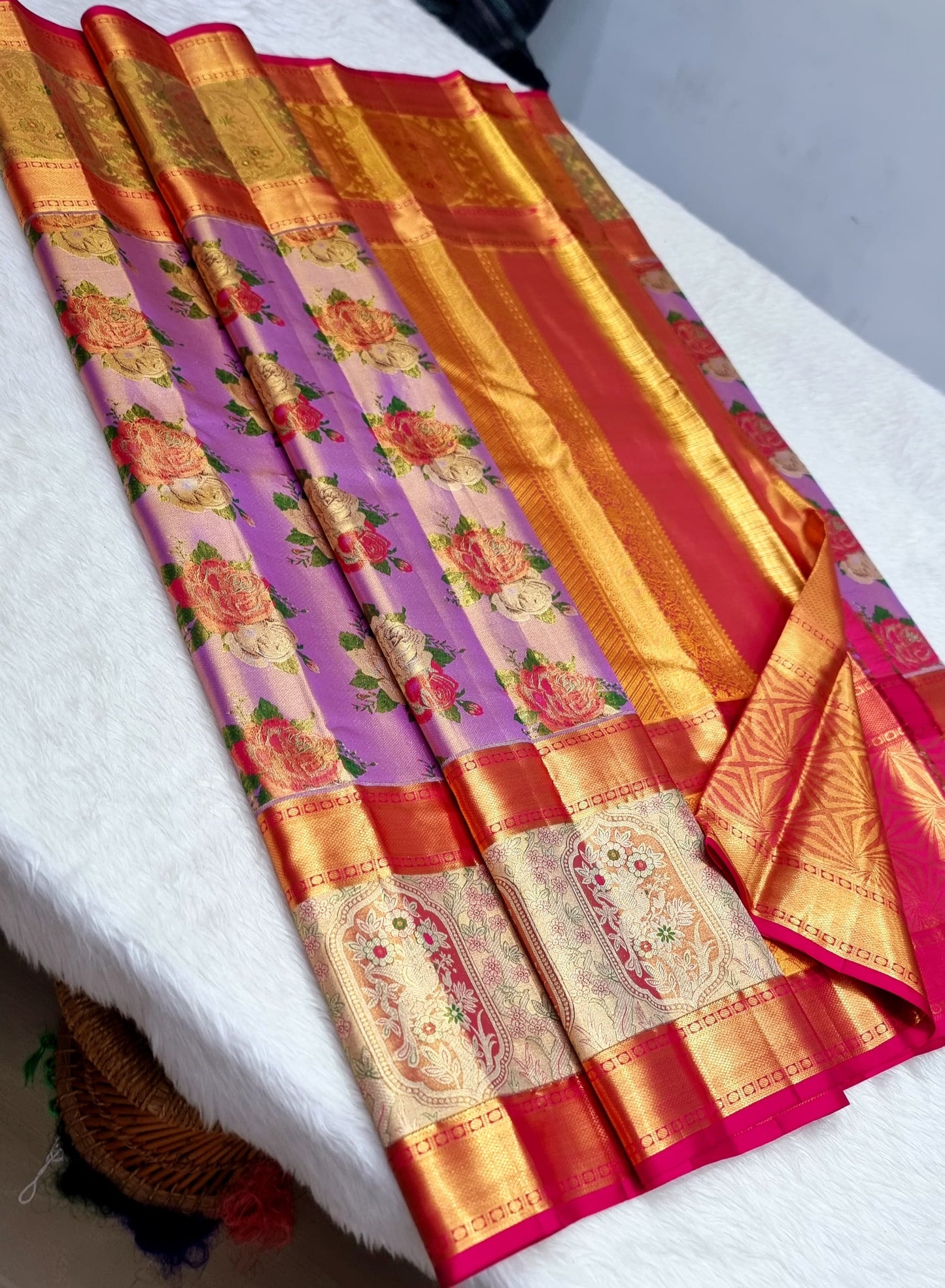 Kanchipuram Pure 4D Tissue Saree