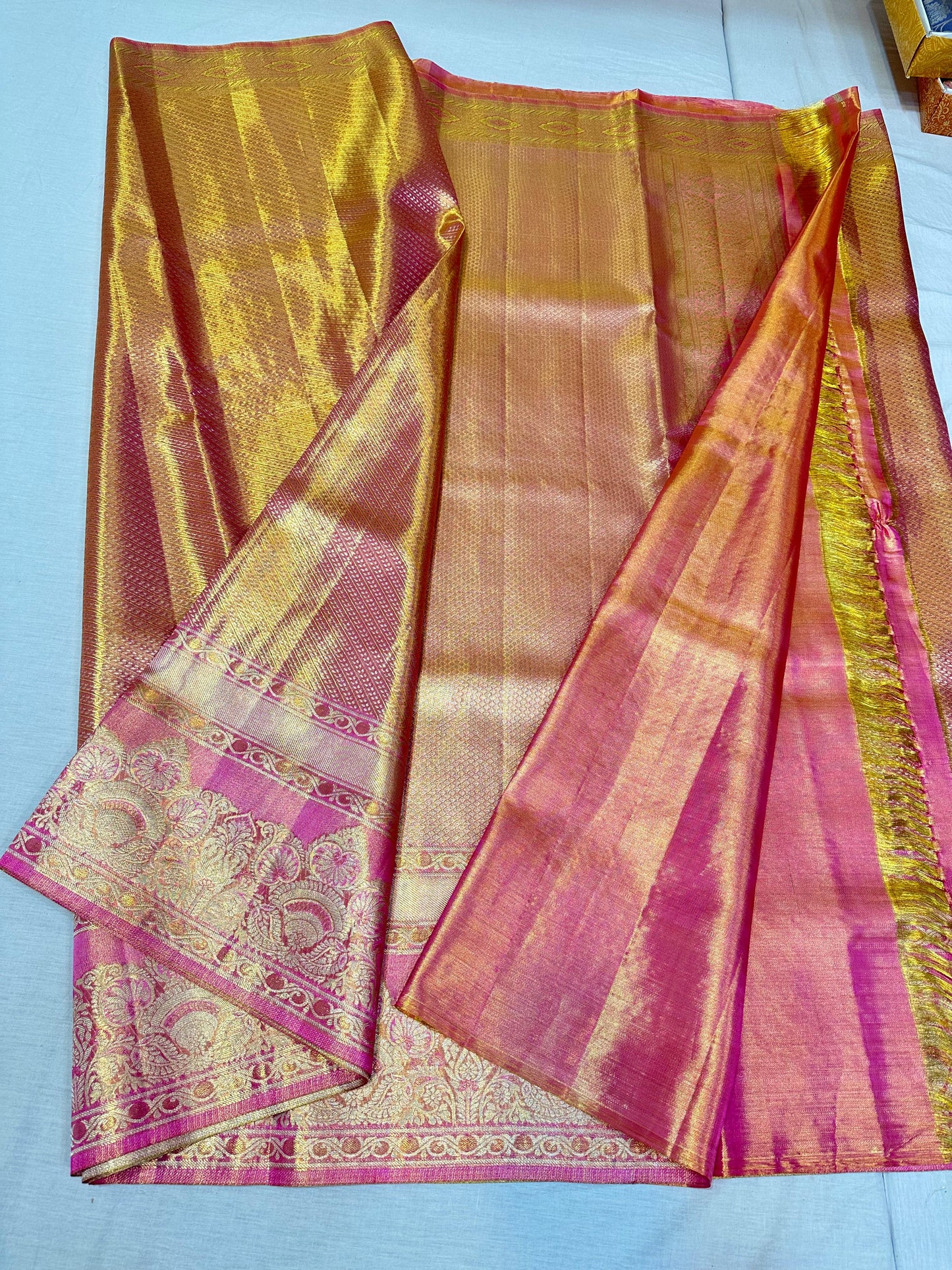 Kanchipuram Pure Tissue Saree