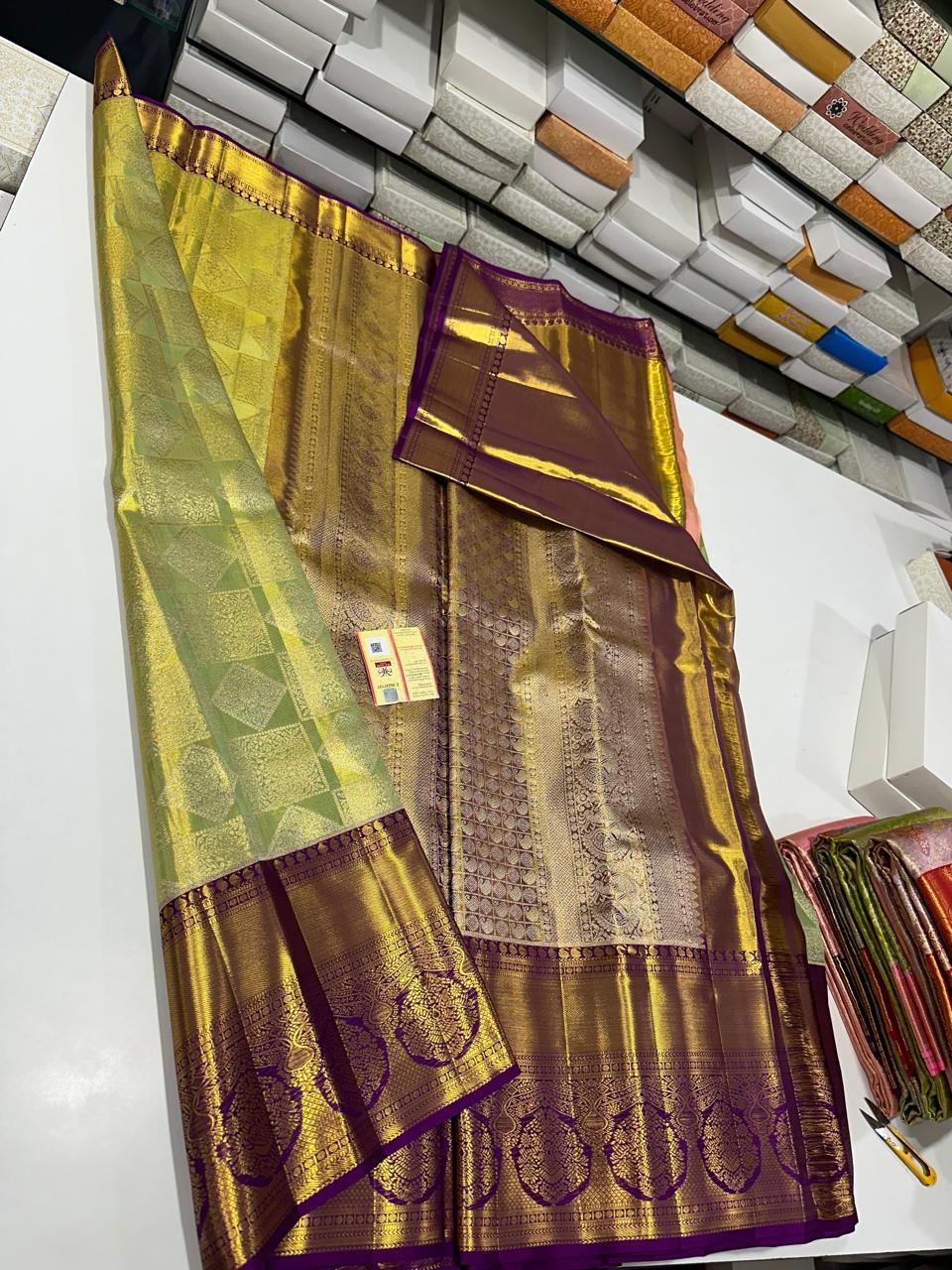 Kanchipuram Pure Tissue Saree