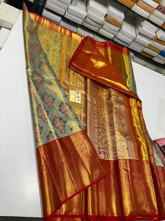 Kanchipuram Pure Tissue Saree