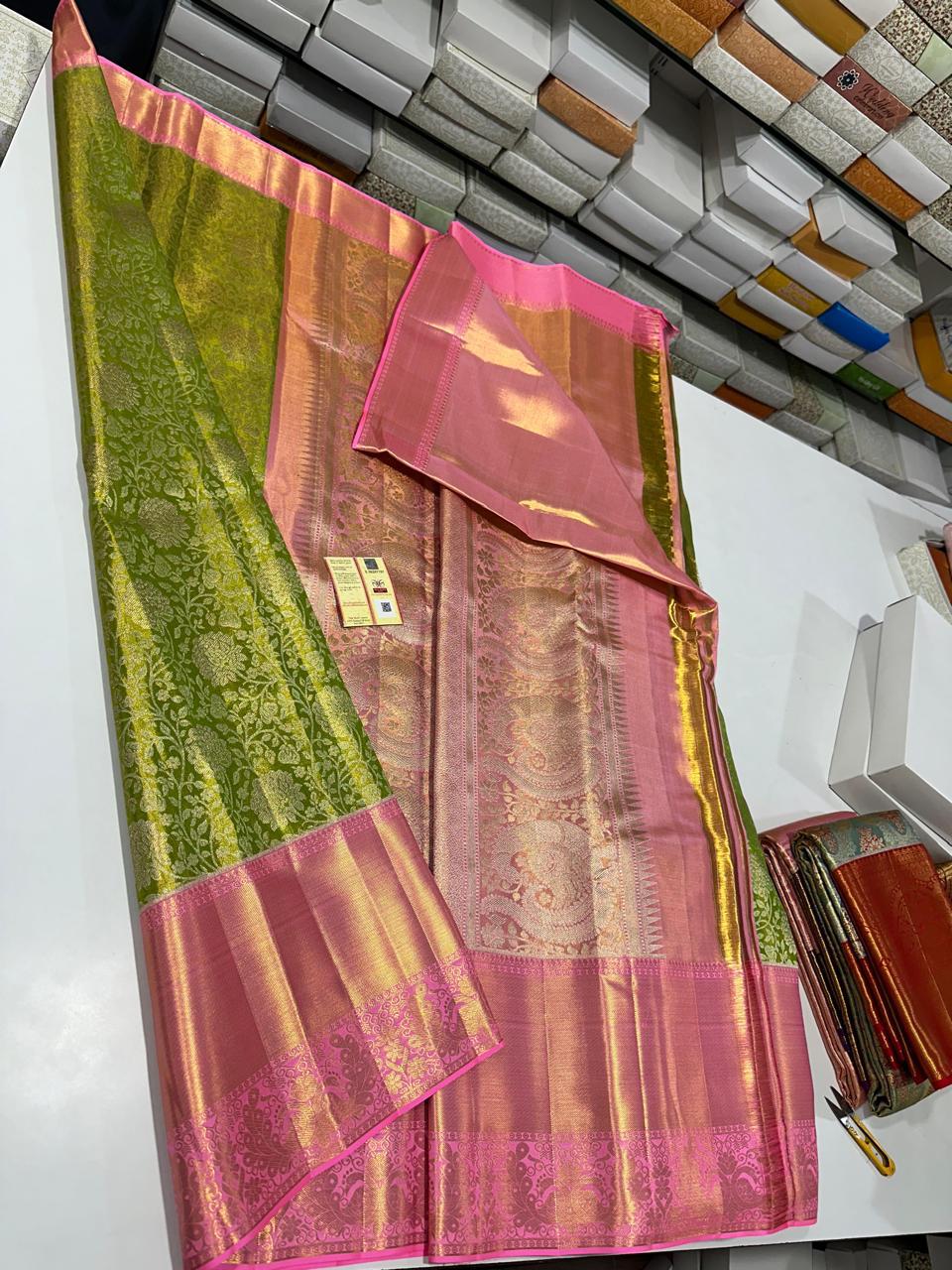 Kanchipuram Pure Tissue Saree