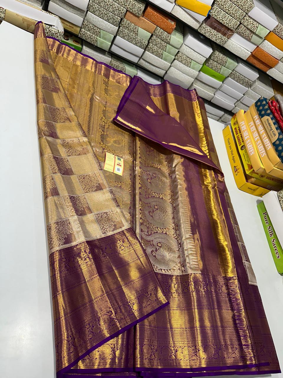 Kanchipuram Pure Tissue Saree