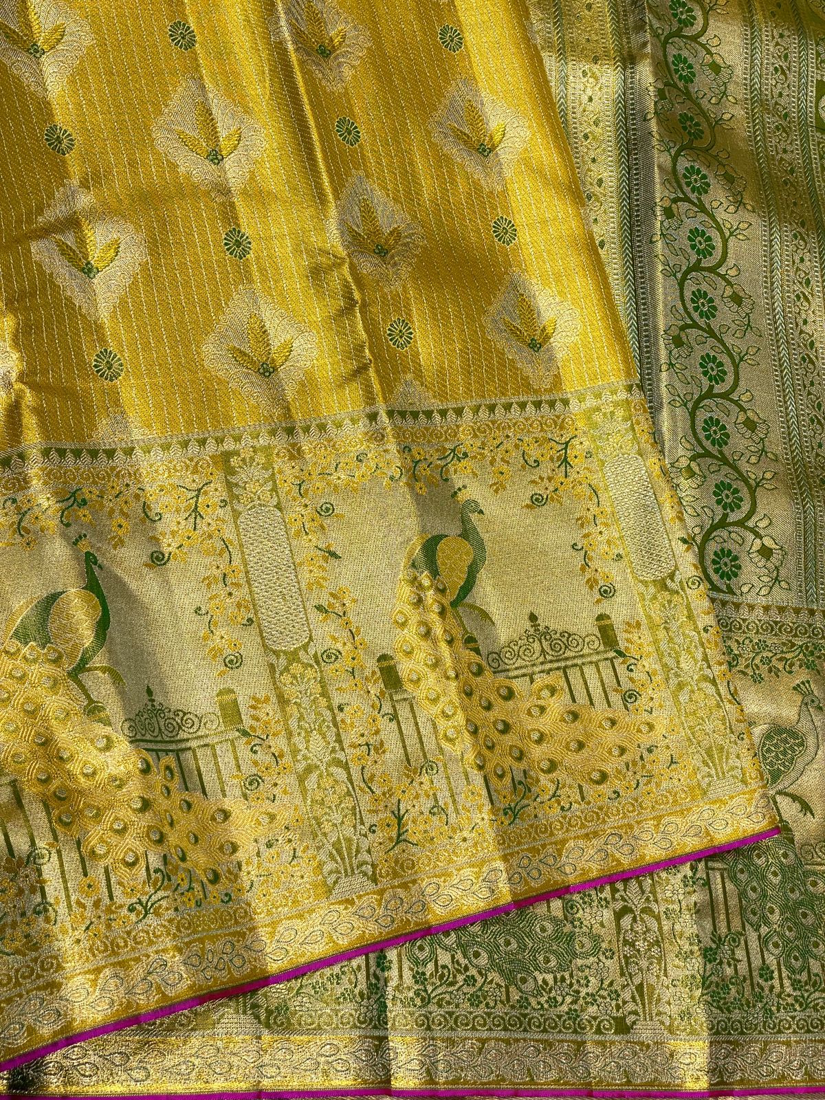 Kanchipuram Pure Silk Tissue Saree