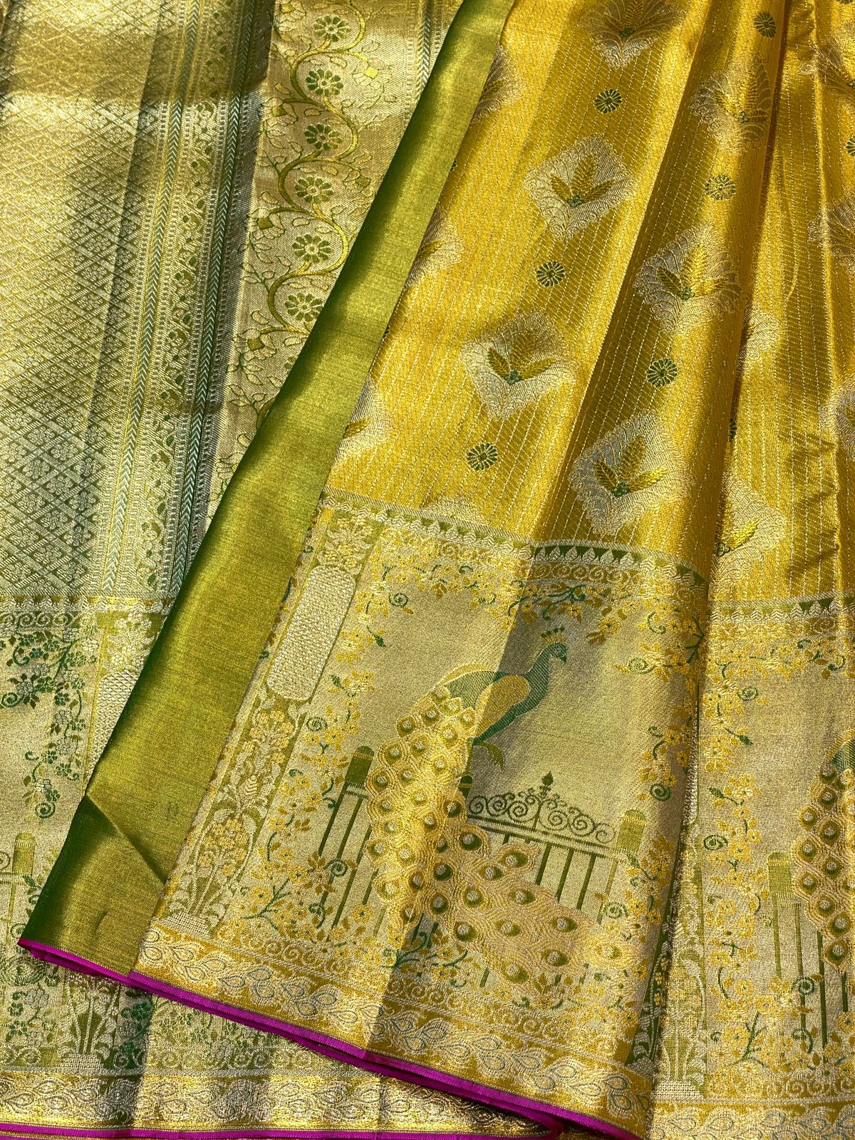 Kanchipuram Pure Silk Tissue Saree