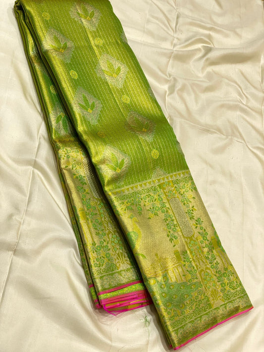 Kanchipuram Pure Silk Tissue Saree