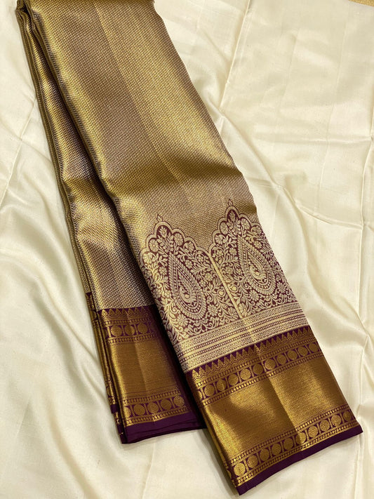 Kanchipuram Pure Silk Tissue Saree